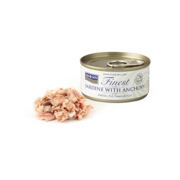 Fish4Cats Finest Tuna Fillet & Anchovy 70g