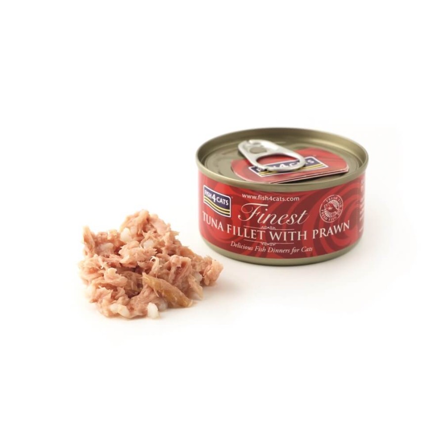 Fish4Cats Finest Tuna Fillet & Shrimp 70g ΓΑΤΑ