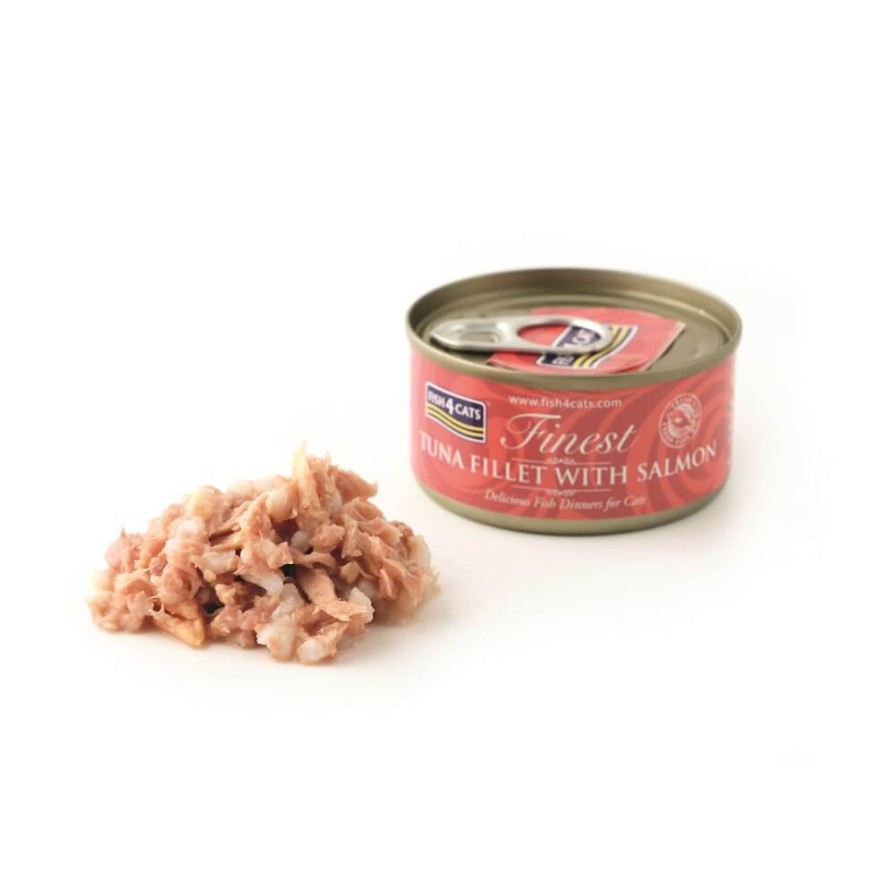 Fish4Cats Finest Tuna Fillet & Salmon 70g ΓΑΤΑ