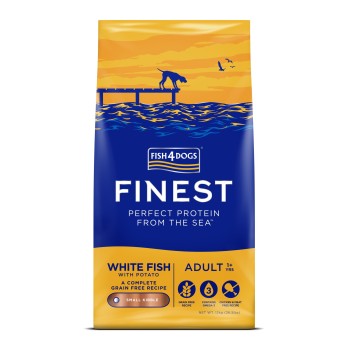 Fish4Dogs Finest Adult White Fish & Potato Small 12kg