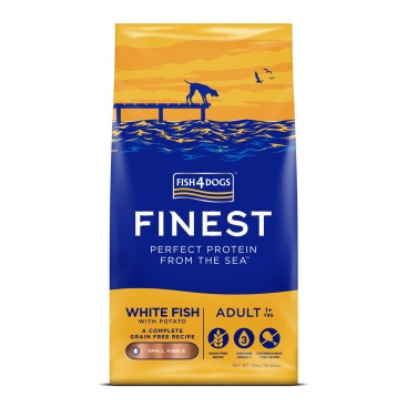 Fish4Dogs Finest Adult White Fish & Potato Small 12kg