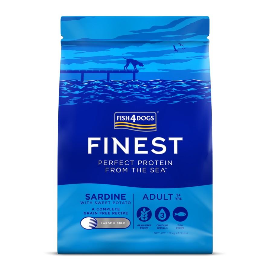 Fish4Dogs Finest Adult Sardine & Sweet Potato Large 1.5kg ΣΚΥΛΟΣ