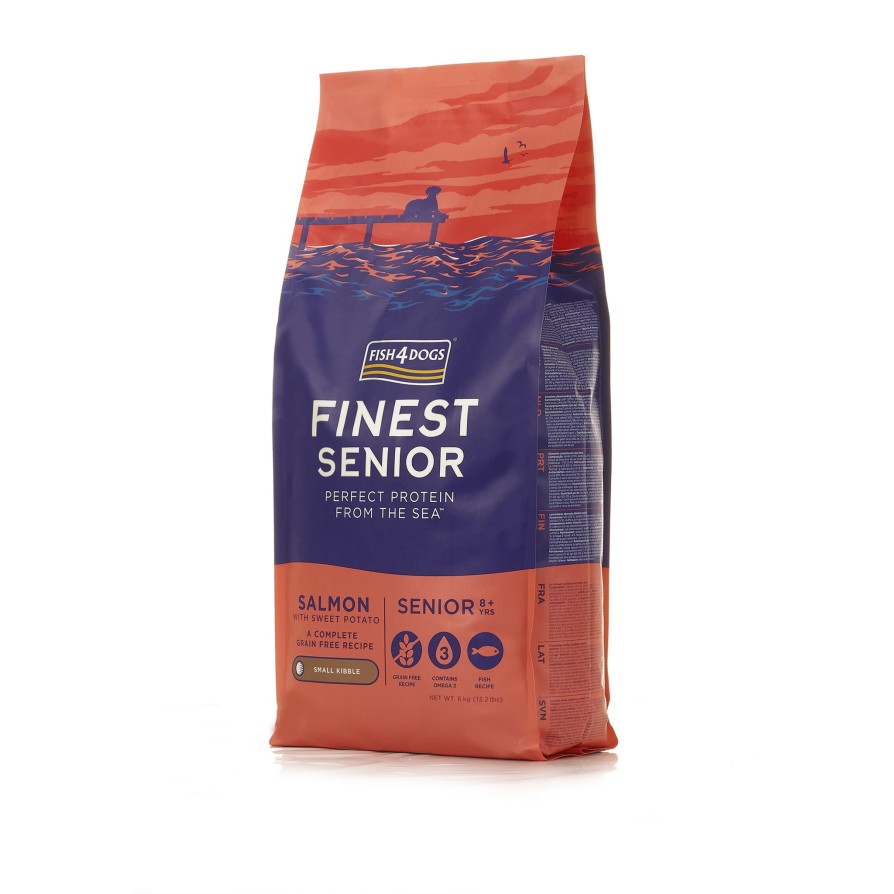 Fish4Dogs Finest Senior Salmon & Sweet Potato Small 6kg ΣΚΥΛΟΣ