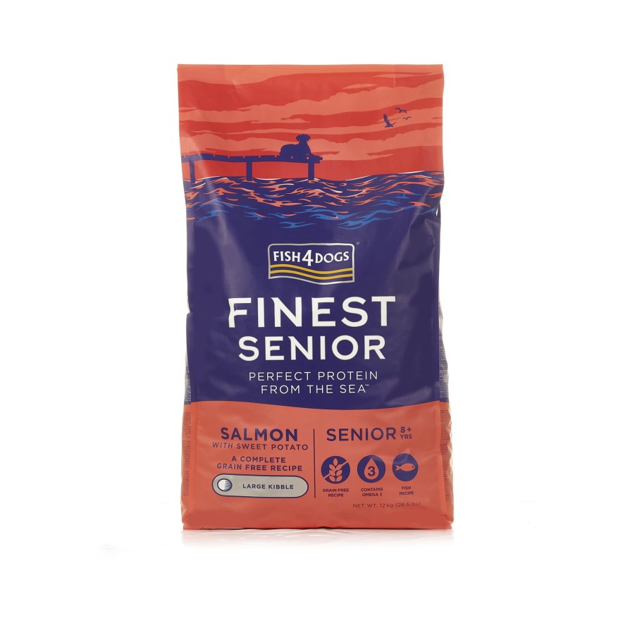 Fish4Dogs Finest Senior Salmon & Sweet Potato Large 12kg ΣΚΥΛΟΣ