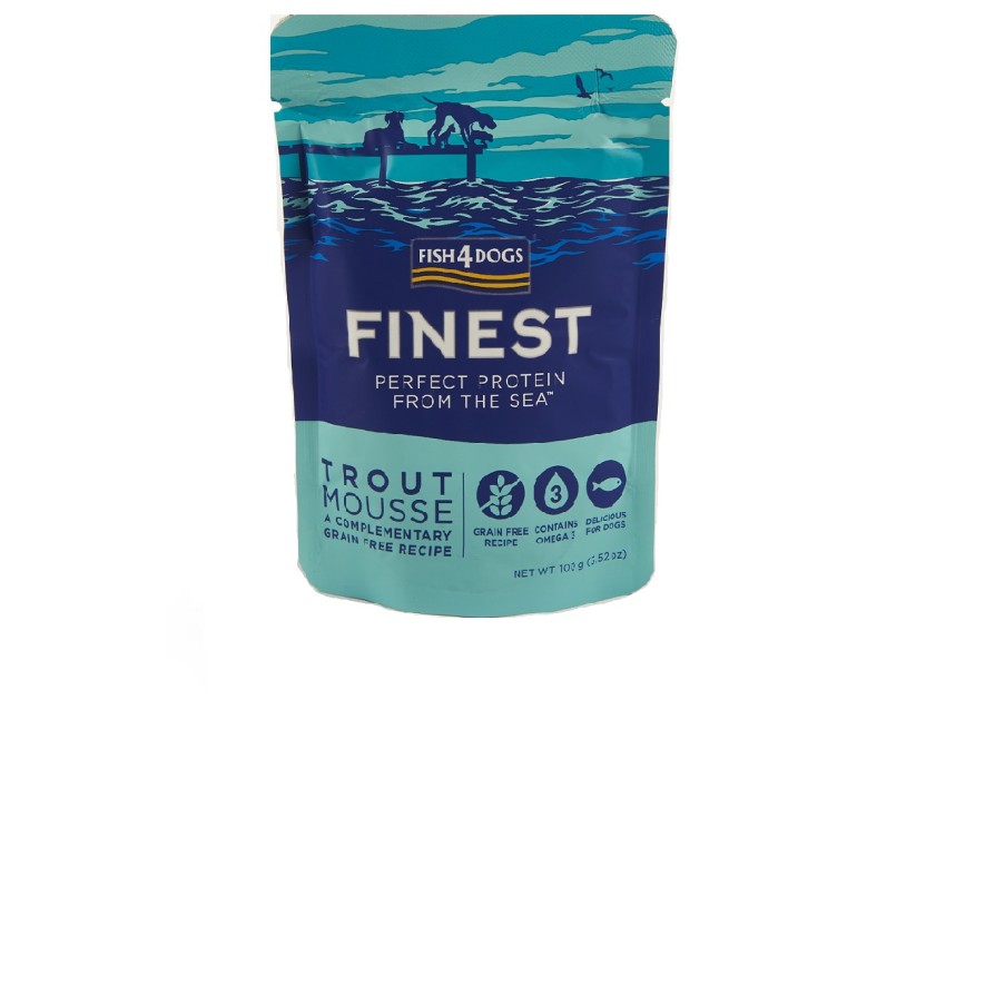 Fish4Dogs Finest Trout Mousse 100g ΣΚΥΛΟΣ