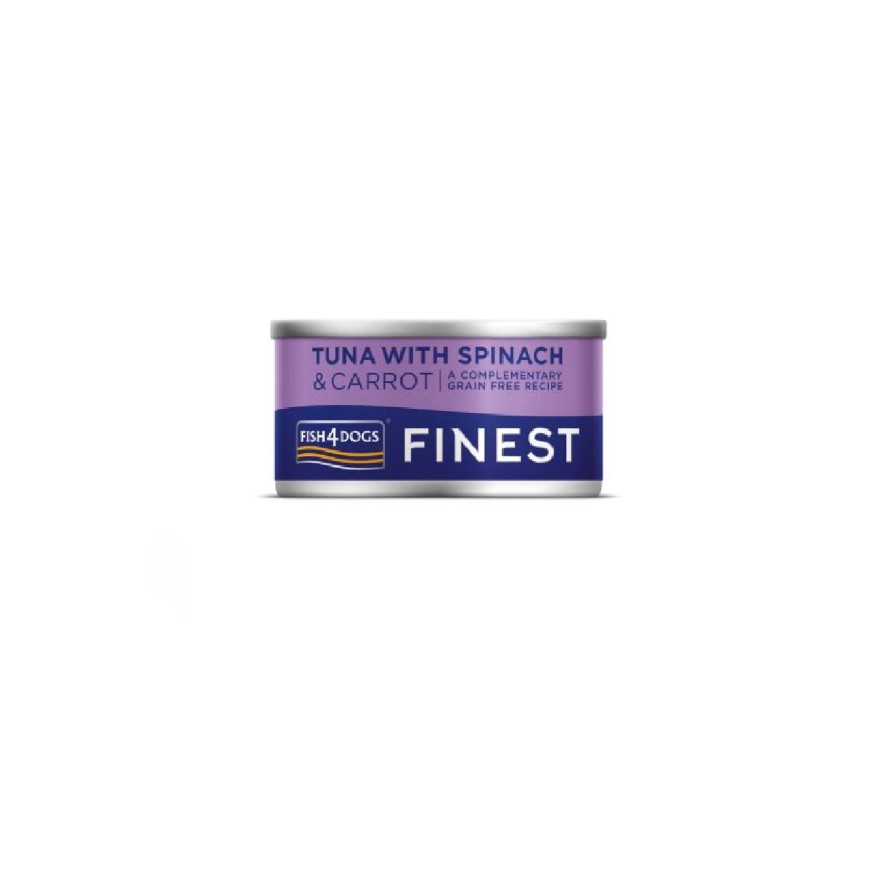 Fish4Dogs Finest Tuna with Carrot & Spinach 85g ΣΚΥΛΟΣ