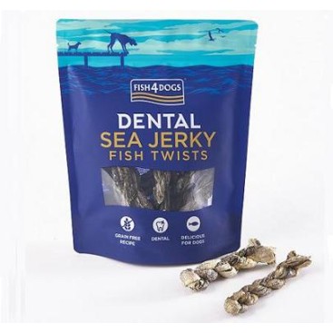 Fish4Dogs Dental Sea Jerky Fish Twists 500g