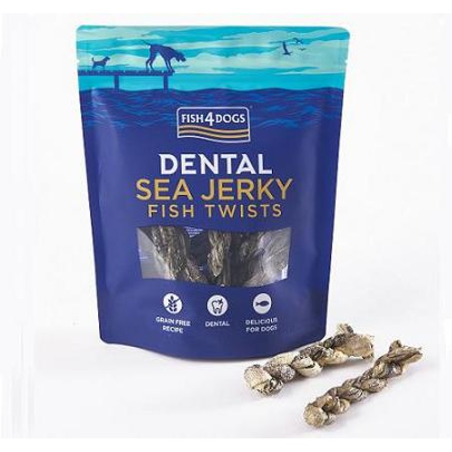 Fish4Dogs Dental Sea Jerky Fish Twists 500g FISH4DOGS