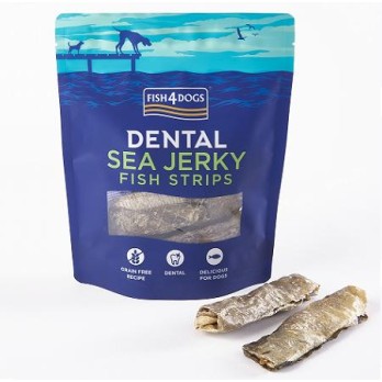 Fish4Dogs Dental Sea Jerky Fish Strips 100g