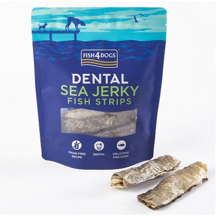 Fish4Dogs Dental Sea Jerky Fish Strips 100g FISH4DOGS