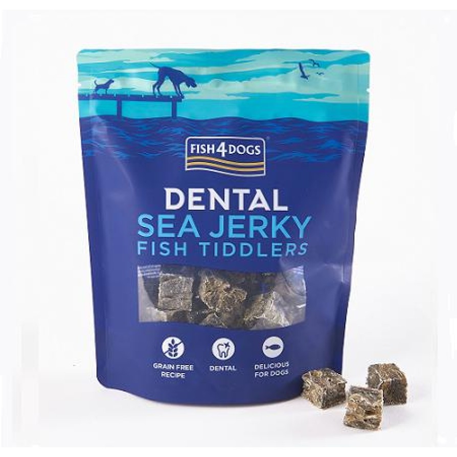 Fish4Dogs Dental Sea Jerky Fish Tiddlers 115g FISH4DOGS