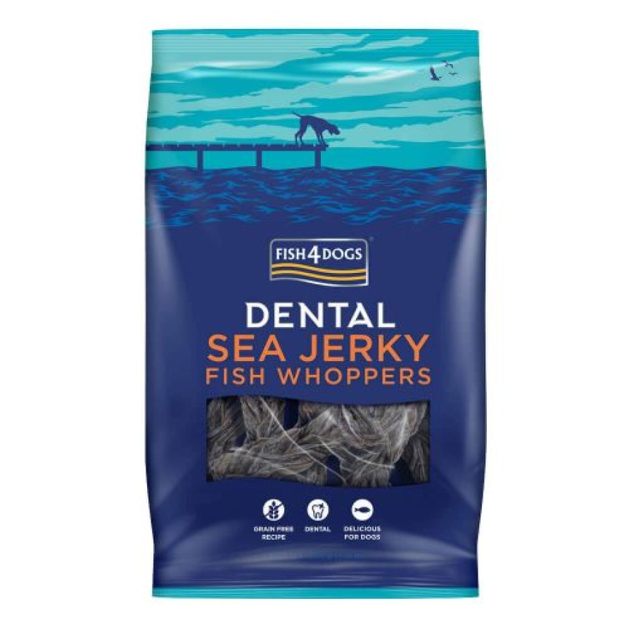 Fish4Dogs Dental Sea Jerky Fish Whoppers 500g FISH4DOGS