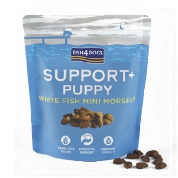 Fish4Dogs Support+ Puppy White Fish Morsels Digestion 150g