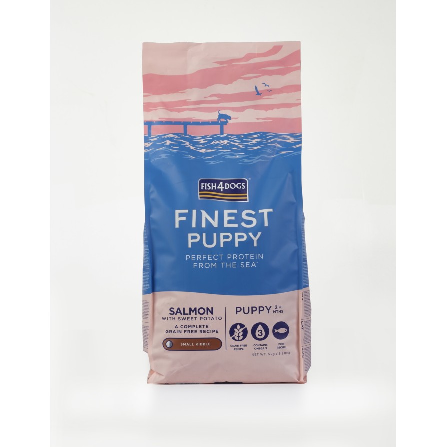 Fish4Dogs Finest Puppy Salmon & Sweet Potato Small 6kg ΣΚΥΛΟΣ