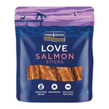Fish4Dogs Love Salmon Sticks 85g