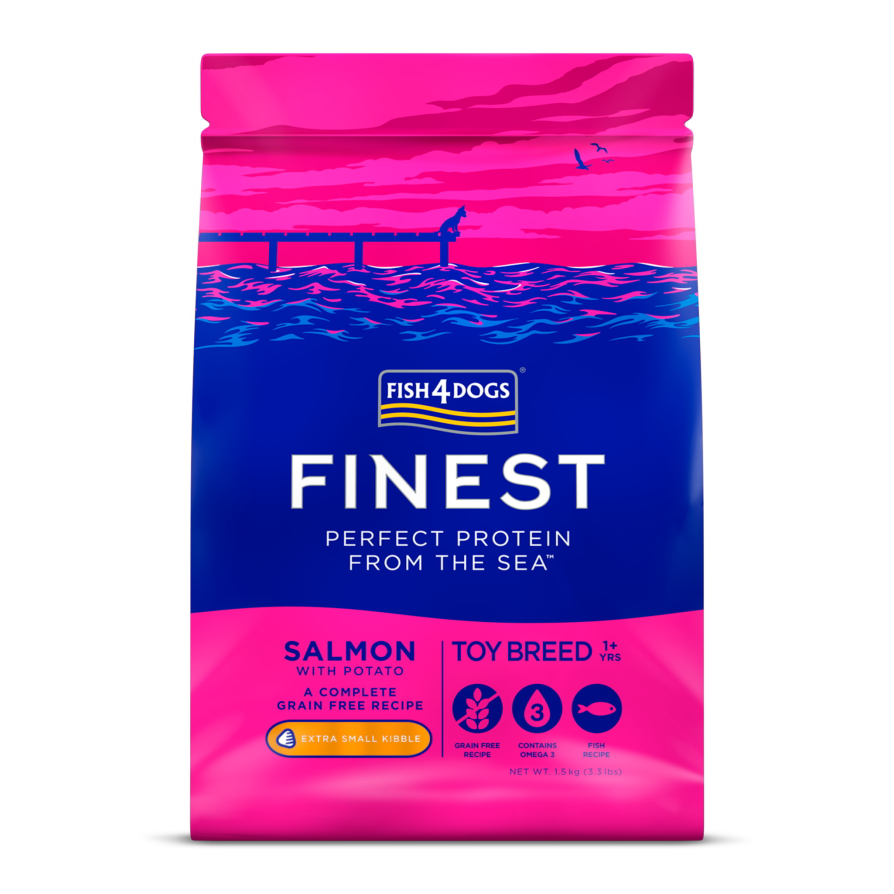 Fish4Dogs Finest Adult Toy Breed Salmon & Potato Extra Small 1.5kg ΣΚΥΛΟΣ