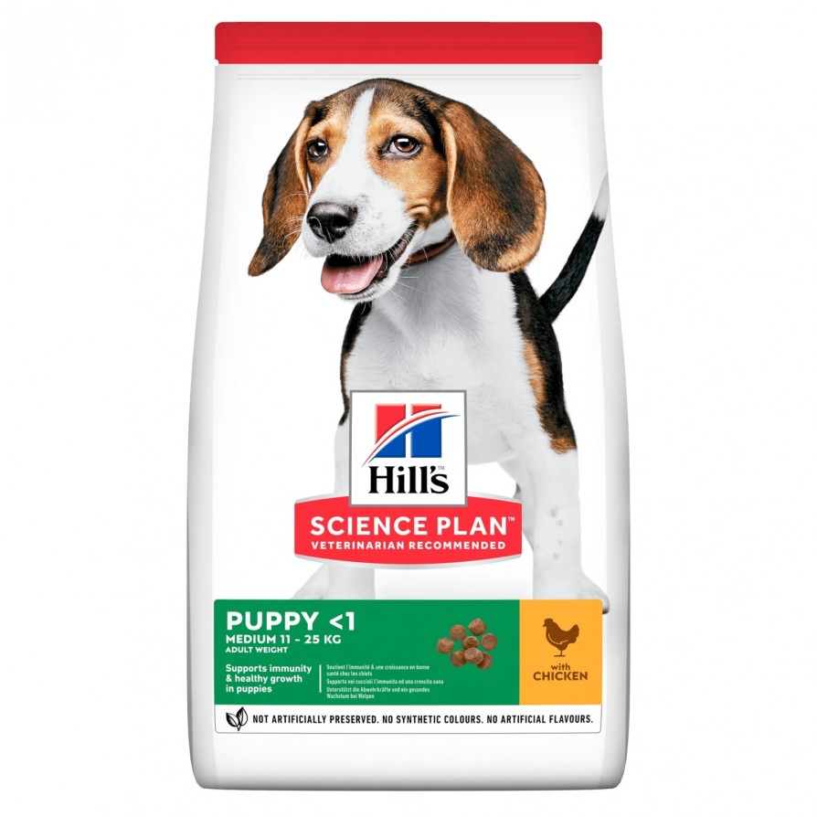 HILL'S SP CANINE Puppy Medium Κοτόπουλο 2,5KG -20% Έκπτωση HILLS