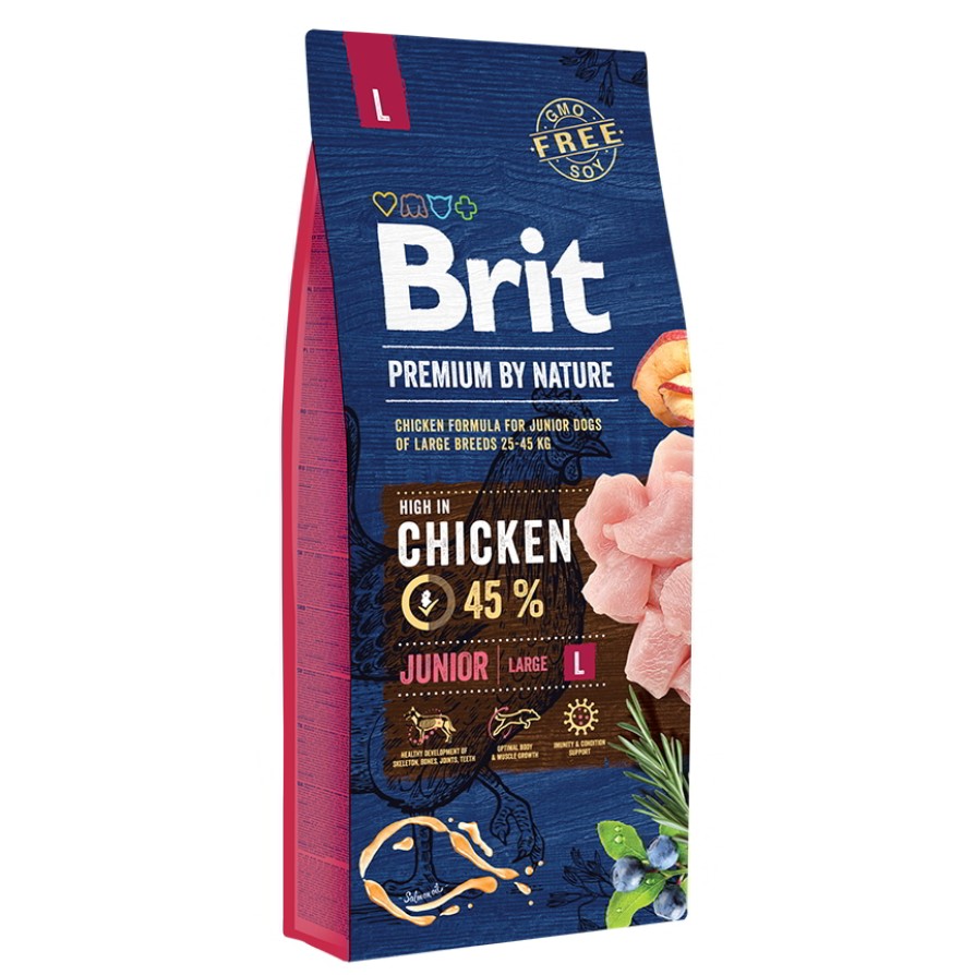 BRIT PREMIUM ΒΥ NATURE JUNIOR LARGE 3KG ΞΗΡΑ ΤΡΟΦΗ