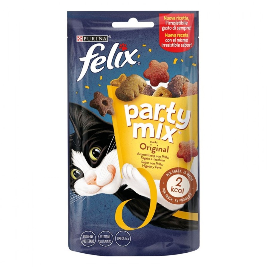 FELIX PARTY ΛΙΧΟΥΔΙΕΣ ΓΙΑ ΓΑΤΕΣ ORIGΙNAL MIX 60GR FELIX
