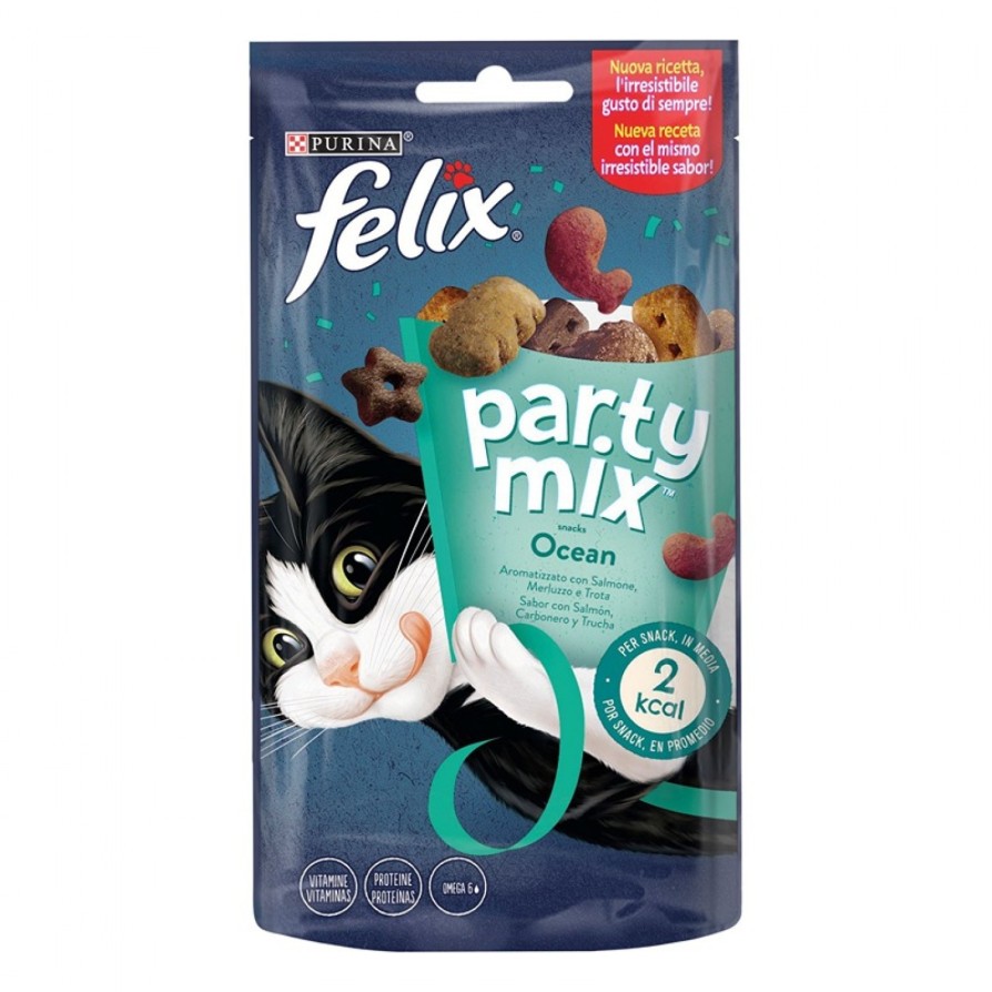 FELIX PARTY ΛΙΧΟΥΔΙΕΣ ΓΙΑ ΓΑΤΕΣ OCEAN MIX 60GR FELIX