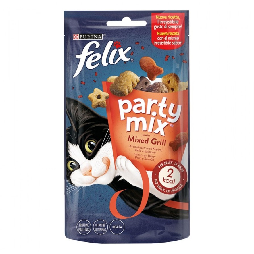 FELIX PARTY ΛΙΧΟΥΔΙΕΣ ΓΙΑ ΓΑΤΕΣ MIXED GRILL 60GR FELIX
