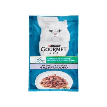 GOURMET PERLE Μίνι Φιλετάκια σε σάλτσα με Μοσχάρι & Λαχανικά 85gr