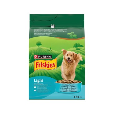 FRISKIES DOG LIGHT με Κοτόπουλο & Λαχανικά 3Kg