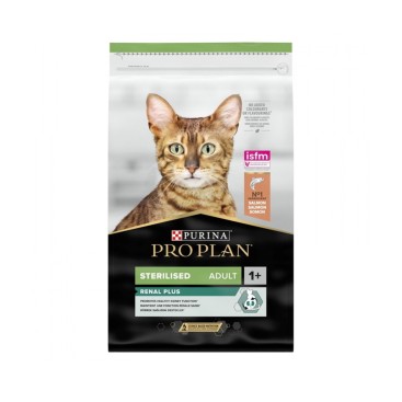 PRO PLAN STERILISED RENAL PLUS CAT με Σολομό 10KG