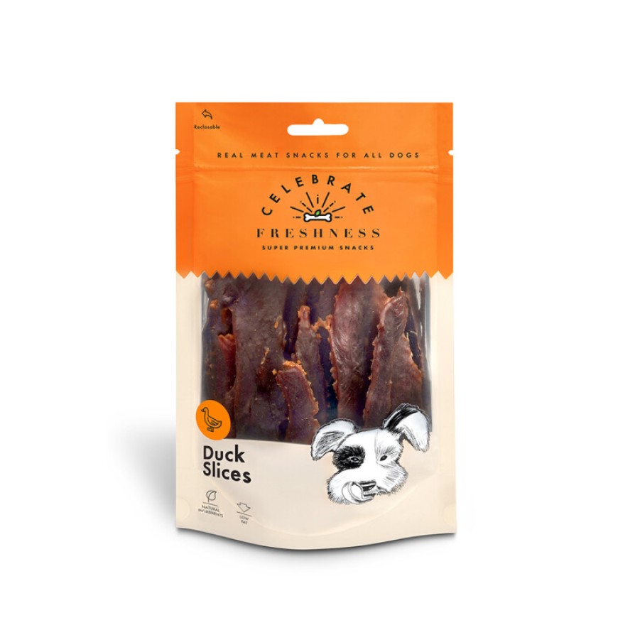 CELEBRATE DUCK SLICES 100GR ΣΚΥΛΟΣ
