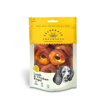 CELEBRATE ΑΡΝΙ & ΚΟΤΟΠΟΥΛΟ BAGEL 100gr