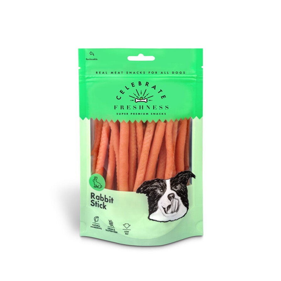 CELEBRATE GRAIN FREE RABBITS STICKS 100gr ΣΚΥΛΟΣ
