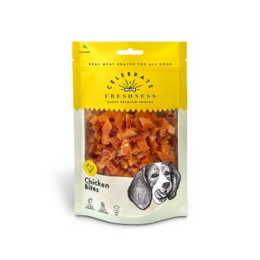 CELEBRATE GRAIN FREE CHICKEN BITES 100GR
