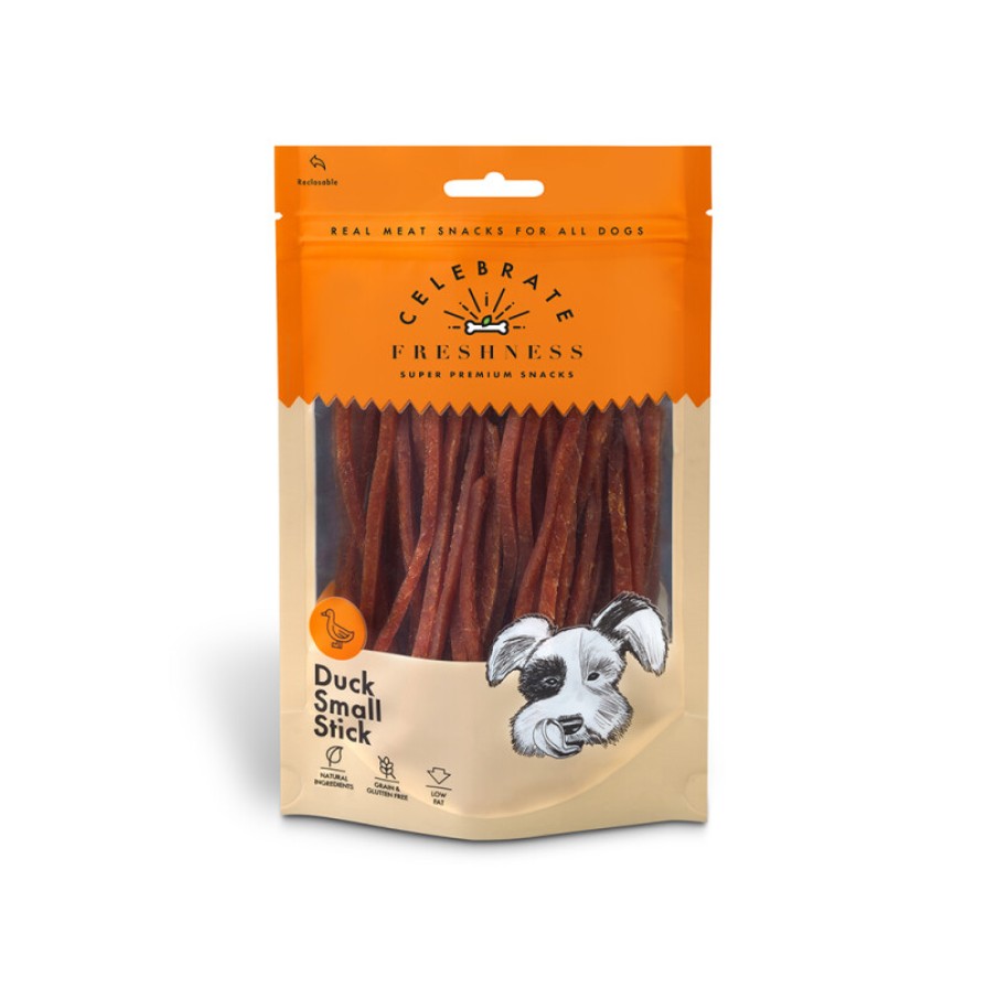 CELEBRATE GRAIN FREE DUCK SMALL STICKS 100GR ΣΚΥΛΟΣ