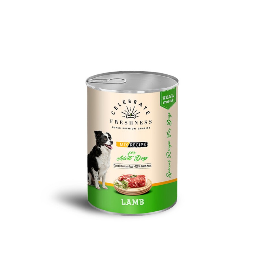 CELEBRATE DOG ADULT ΑΡΝΙ ΣΕ ΖΕΛΕ 400gr ΣΚΥΛΟΣ