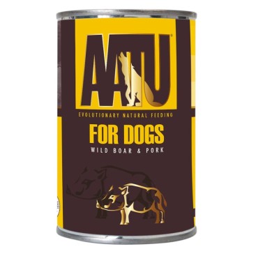 AATU DOG WILD BOAR & PORK 400GR