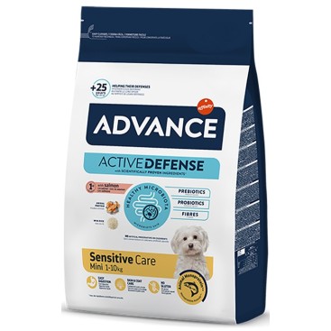 ADVANCE DOG SENSITIVE MINI ΣΟΛΟΜΟΣ & ΡΥΖΙ 1,5KG