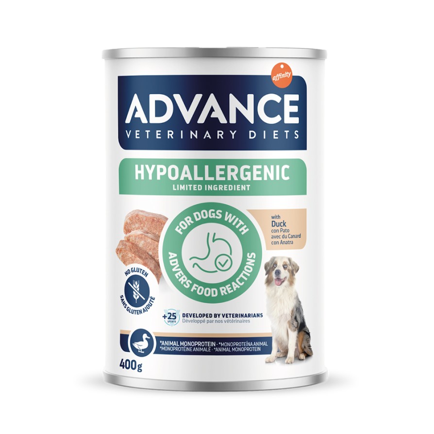 ADVANCE VET DOG HYPOALLERGENIC DUCK 400gr ADVANCE VETERINARY DIET