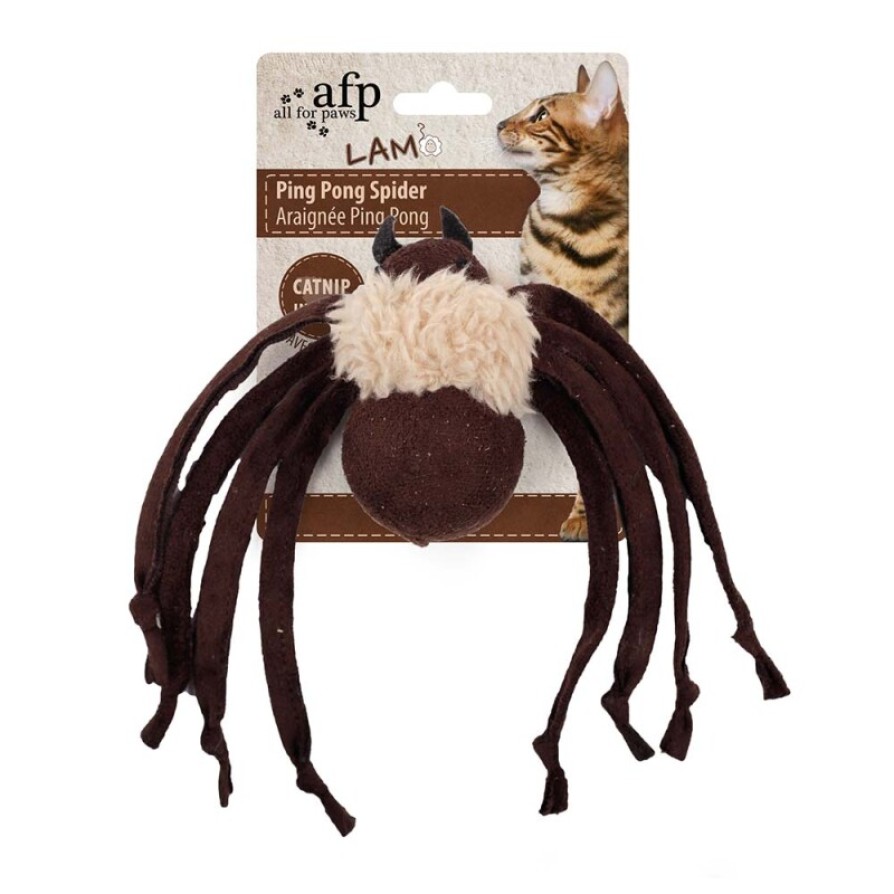 AFP Παιχνίδι Γάτας Lambswool Ping Pong Spider AFP