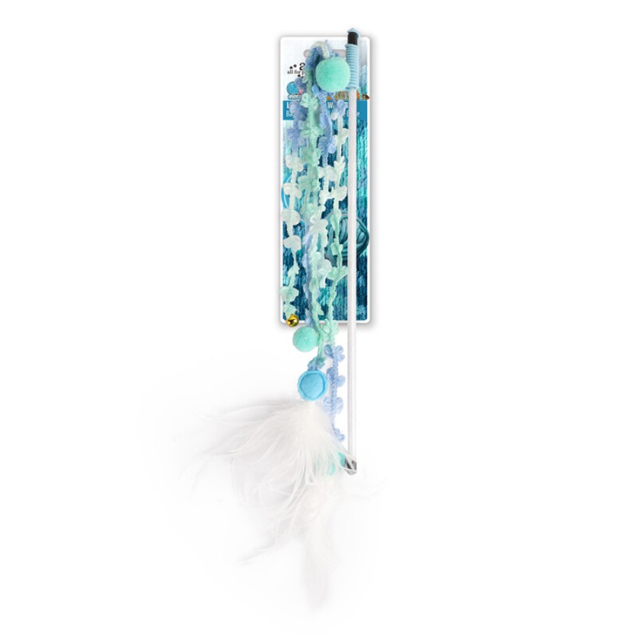 AFP Παιχνίδι Γάτας Knotty Habit Long Butterfly Wand Μπλέ AFP