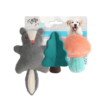 AFP Παιχνίδι Σκύλου Little Buddy Woodland 3pk