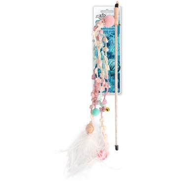 AFP Παιχνίδι Γάτας Knotty Habit Long Butterfly Wand Ρόζ *προς Κ*