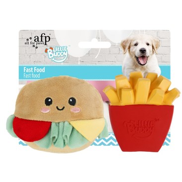 AFP Παιχνίδι Σκύλου Little Buddy Hamburg with French fries