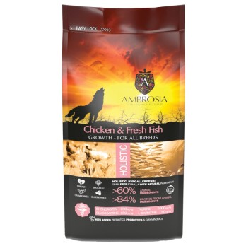 AMBROSIA GRAIN FREE PUPPY REGULAR CHICKEN & FISH  AMBROSIA GRAIN FREE PUPPY REGULAR CHICKEN & FISH
