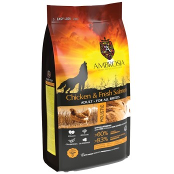 AMBROSIA GRAIN FREE ADULT CHICKEN & SALMON  AMBROSIA GRAIN FREE ADULT CHICKEN & SALMON