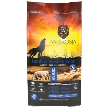 AMBROSIA GRAIN FREE ADULT LAMB & SALMON AMBROSIA GRAIN FREE ADULT LAMB & SALMON