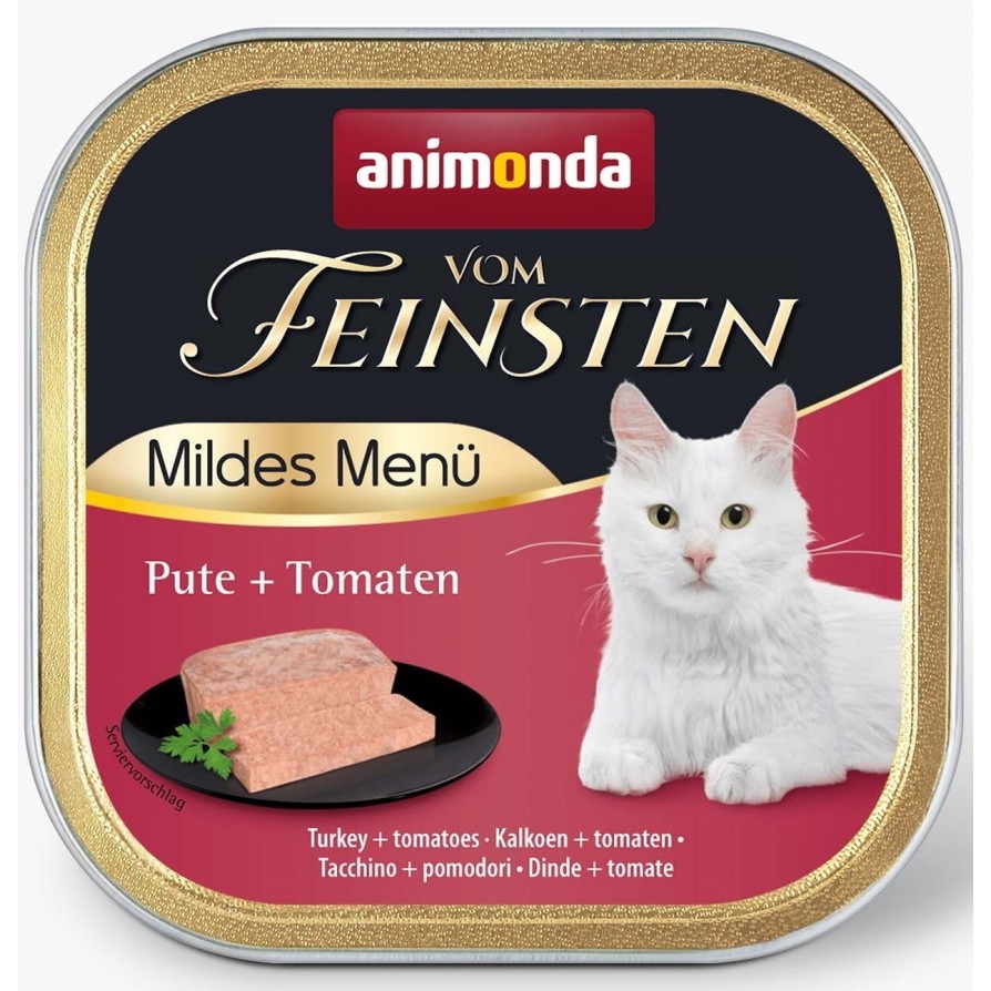 ANIMODA V.F.MILD MENUE ΓΑΤΑΣ ΓΑΛΟΠΟΥΛΑ & ΝΤΟΜΑΤΑ 100gr ANIMODA