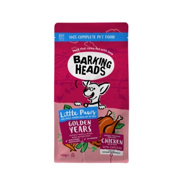 BARKING LITTLE PAWS GOLDEN YEARS CHICKEN 1.5KG