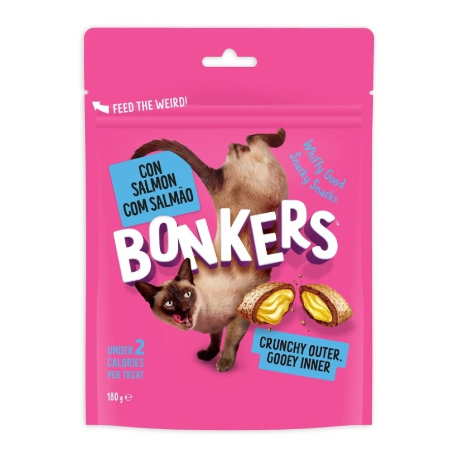 BONKERS CAT TREATS DRY SALMON SUPREME 180gr ΓΑΤΑ
