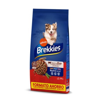 BREKKIES DOG MIX BEEF 15kg