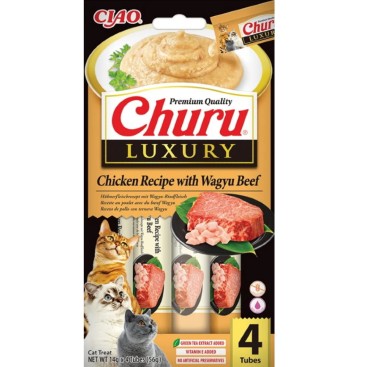 CHURU CAT LUXURY CHICKEN WITH WAGYUBEEF 56gr